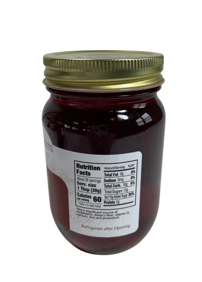 Amish Muscadine Grape Jelly Non GMO All Natural Vegan - 18 oz - 2 Jars - Image 4 of 4