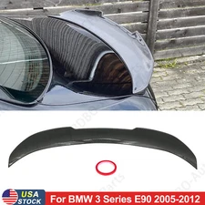 FOR 06-11 BMW E90 3 SERIES M3 328I CARBON FIBER PSM STYLE TRUNK SPOILER WING US