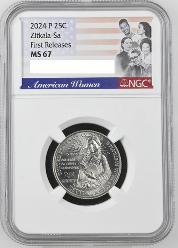 2024 P Philadelphia Zitkala-Sa Womens Quarter NGC MS 67 First Releases