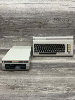 Vintage Commodore 64 Computer System & Floppy Drive 1541 *UNTESTED UNITS ONLY*