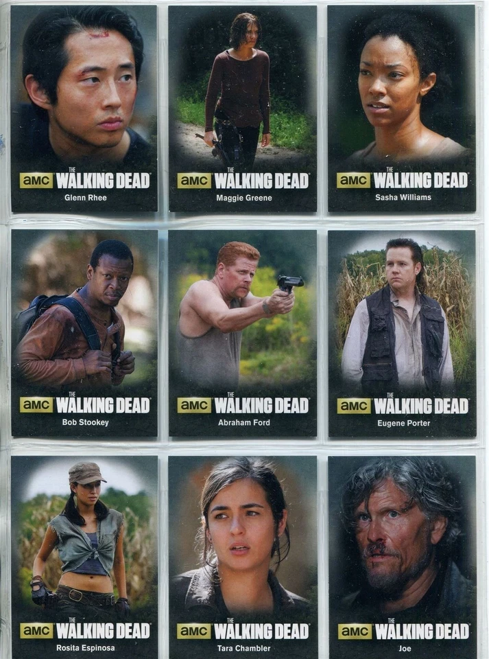 THE WALKING DEAD SEASON 4 PART 2 TRADING CARDS MINI MASTER SET TRADING CARDS - Image 2 of 3