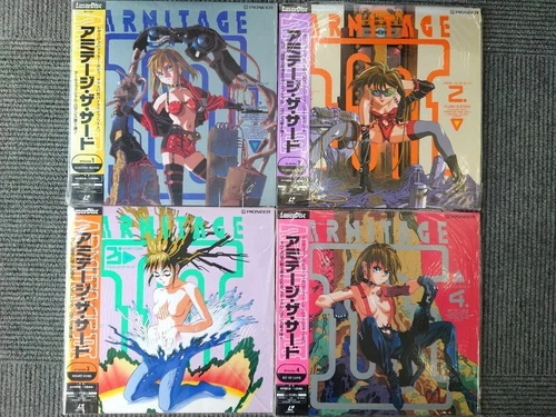 ARMITAGE III anime LD LaserDisc /  ARMITAGE THE THIRED EPISODE 1-4 set