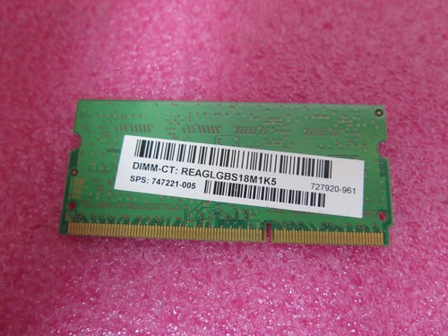 HP Samsung 4GB DDR3L 1600MHZ SO-DIMM EliteBook Folio 1040 G1 G2 HP 747221-005 - Picture 2 of 2