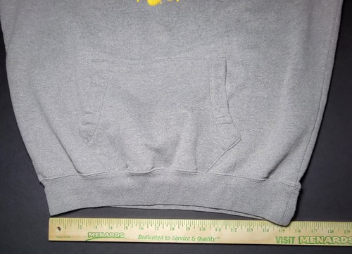 Press Box Damen grau-gelber Pullover Hoodie mit Kordelzug Größe XL - Bild 7 von 12