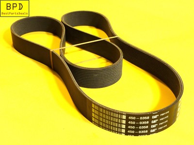 Genuine C9.3B 336F 340F 340F L UHD Extreme Duty Serpentine Belt OEM CAT 450-0358