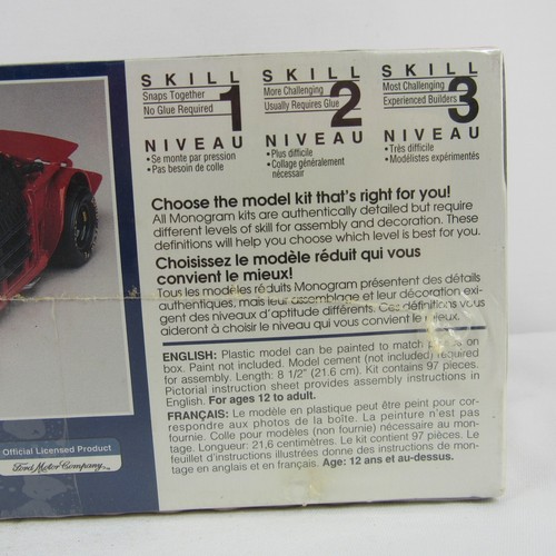 Ernie Irvan’s #28 Havoline Robert Yates Ford Monogram 1/24 Plastic Model#85-2471 - Picture 9 of 10