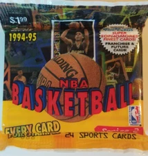 1 Factory Sealed Topps Basketball 1994-95 Series 2 JUMBO 24 Card Pack New