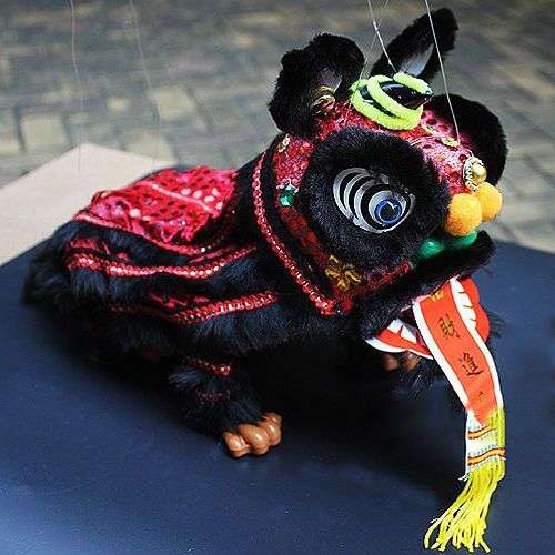 提线木偶狮子Puppet lion thread toy Chinese characteristics Folk