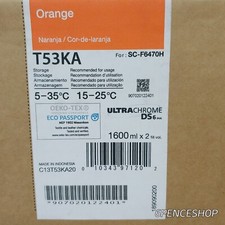  09/2024 Epson T53KA 2-Pk Orange Ink Cartridge 1600mlx2