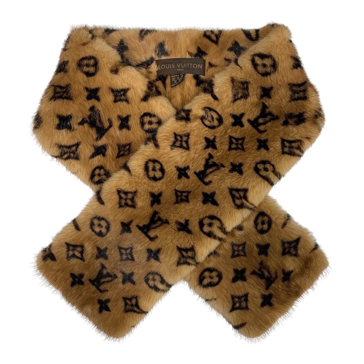VUITTON マフラー LOUIS VUITTON ルイヴィトン マフラー モノグラム