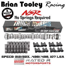BTR LS Truck Norris NSR Cam Kit Brian Tooley Camshaft GM LS7 Lifters & Guides