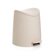 Superio Eco-Friendly Small Bathroom Trash Can with Lid 3 Liter Modern Waste Bin