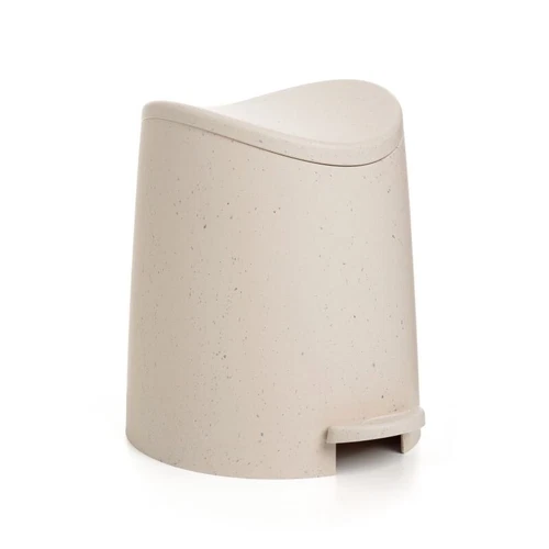 Superio Eco-Friendly Small Bathroom Trash Can with Lid 3 Liter Modern Waste Bin