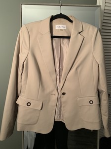 beige suit jacket womens