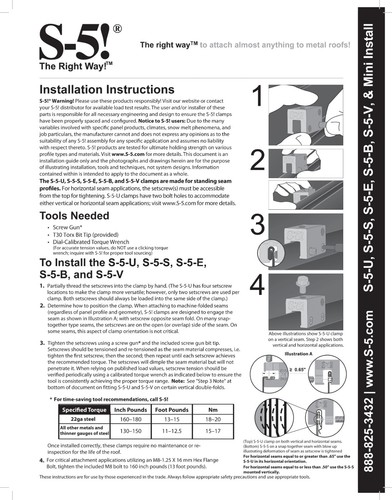 S-5! S-5-U Clamp Size U Universal Clamp for Standing Seam - Picture 7 of 8