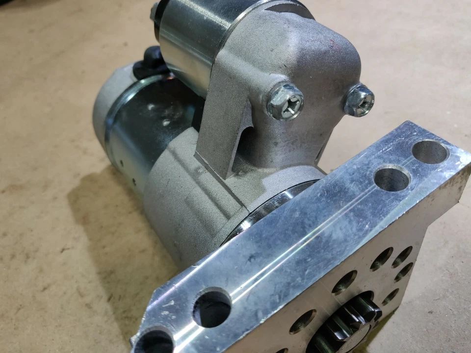 Mr. Gasket 51301ZG Starter For Chevy; Mini; Inline; Zinc/Natural - Image 4 of 4