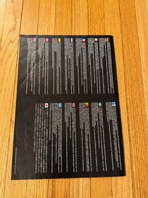 Lego Space Sonar Transmitting Cruiser (6783) Instruction Booklet Only