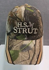 H.S. Strut hat Camo strapback embroidered vintage camouflage cap