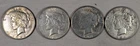 LOT OF 4 1923 S PEACE SILVER DOLLARS #68