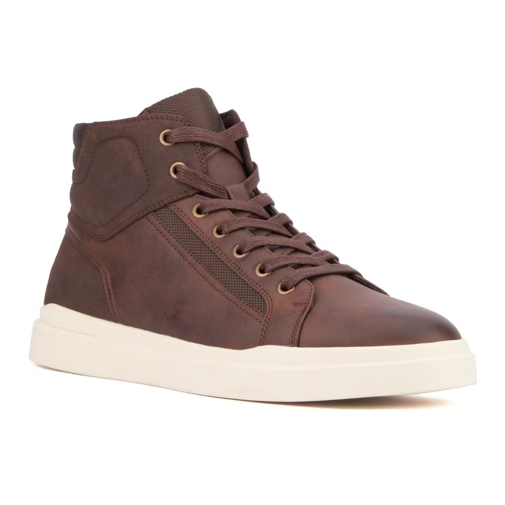 Reserved Footwear New York Men's Jayden High Top Sneakers - 9.5, DARK