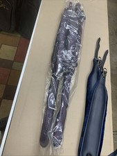 Leather Hand Crafted Accordion Straps Acordeon Correas Purple/black