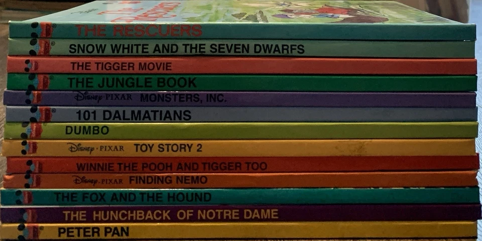 Lot Of 13: 1st Ed. Walt Disney’s Wondeful World Of Reading Books Set; VERY GOOD! - Image 3 of 3