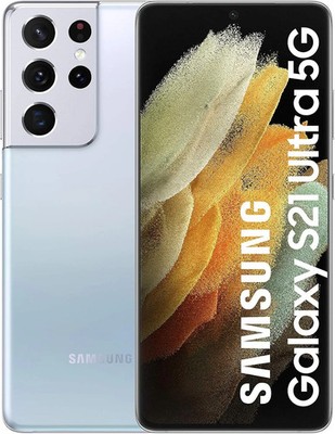Neu Samsung Galaxy S21 Ultra Phantom Silver 128GB 12GB DUAL SIM entsperrt 