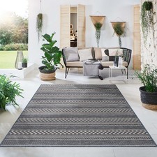Rugshop Out Door Rugs Contemporary Floral Indoor/Outdoor Carpet Balcony Rugs 5x7