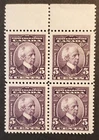 Stamps Canada Mint: #144 5c violet Sir Wilfred Laurier blk. of 4 VF MNH