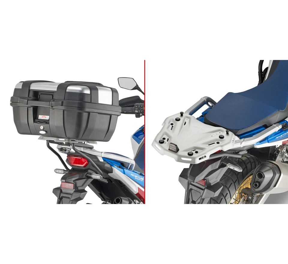 TOP CASE MONOKEY LITE GRIGIO 35LT ORI GIVI HONDA CRF 1100 L AFRICA TWIN 2020 20 - Photo 2/4