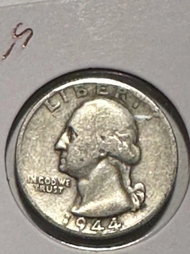 1944 S WASHINGTON QUARTER    ONE BEAUTIFUL COIN 307