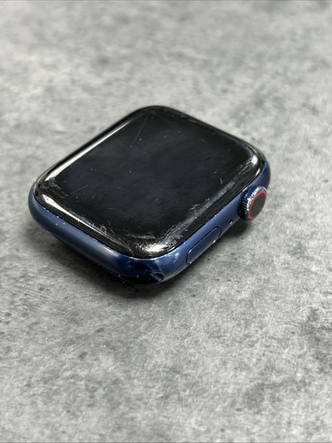 Apple Watch Series 6 44MM niebieska aluminiowa obudowa (GPS + CEL) - uszkodzona - Zdjęcie 3 z 5