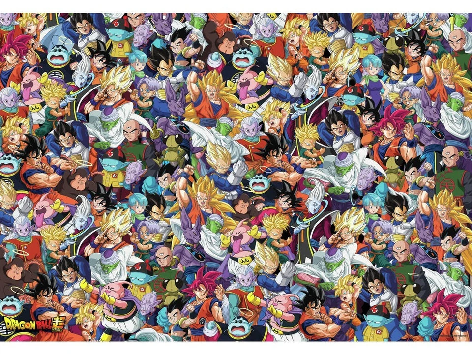 PUZZLE DRAGON BALL 1000 PEZZI IMPOSSIBILE CLEMENTONI ORIGINALE 70X50 CM - Immagine 2 di 2