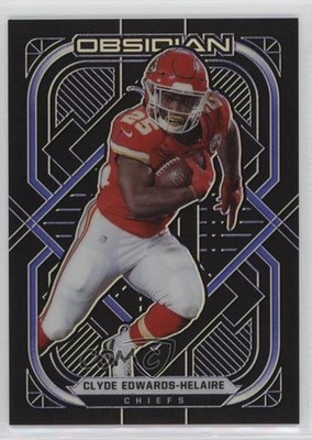 2021 Panini Obsidian Electric Etch Purple /100 Clyde Edwards-Helaire #49 0c6