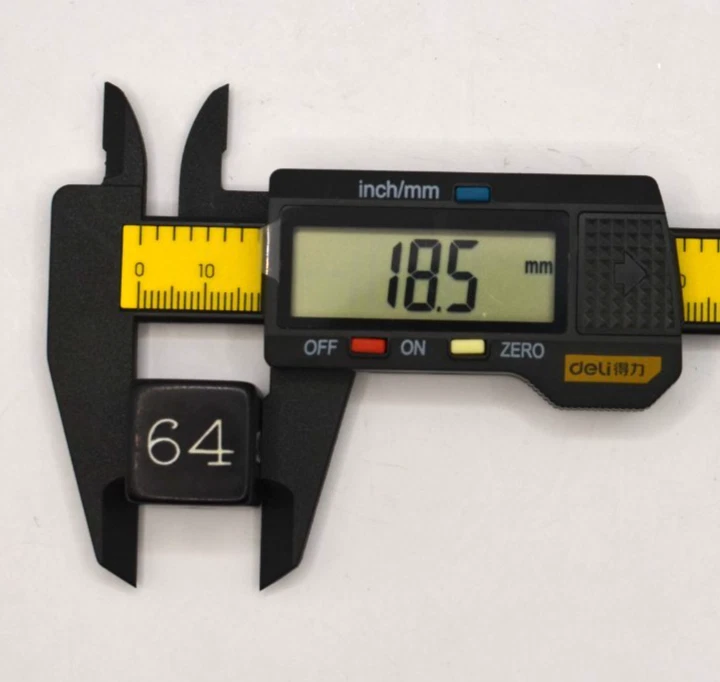 Black Backgammon Doubling Cube 18.5mm *FREE SHIPPING* - Image 2 of 2