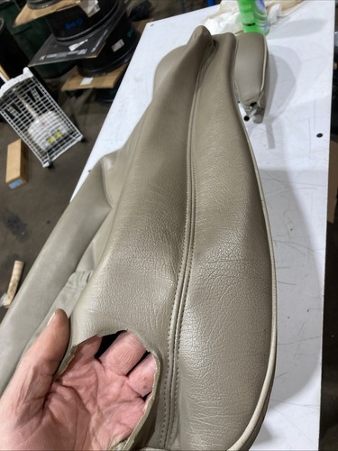 1997 1998 Volvo S90 Driver leather Upper Cover & Headrest Oak color code 6993 - Picture 8 of 19
