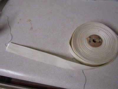 MILITARY PATCH US ARMY NAME TAPE TAG SEW ON FOR WW2 ERA UNIFORM 6 INCH CUT WHITE