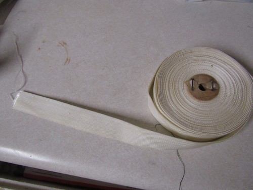 MILITARY PATCH US ARMY NAME TAPE TAG SEW ON FOR WW2 ERA UNIFORM 6 INCH CUT WHITE