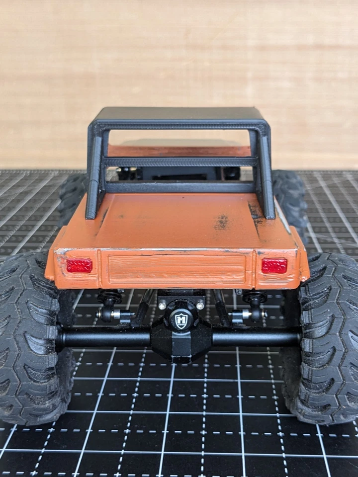 Axial SCX24 Painted Jeep Scrambler 1/24 Scale Body 134mm RC Crawler Truck - Image 4 of 4