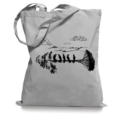 Sparrows Spatzen Tragetasche / Bag / Jutebeutel