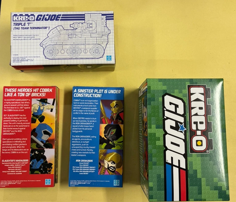 SDCC 2015 Hasbro Kre-O GI Joe Sgt. Slaughter NUEVO Destro 12 Minifiguras Cobra Foto 4 de 4