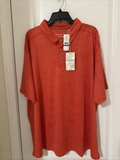 NWT Men s Tommy Bahama Palm Coast Isles Polo Red Flash 2XB