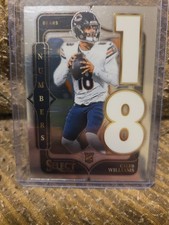 2024 Panini Select Select Numbers Caleb Williams #19 Silver (RC)