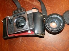 Hanimex Praktica Nova 1B SLR / Meyer Optik Gorlitz 50 mm F 1.8 lens 4205060