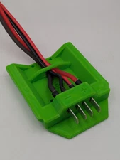 56v EGO Battery Adapter DIY Connector, 10 AWG Wire Block Mount, 4 Terminals