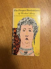 The Proper Bostonians by Cleveland Amory, Dutton, Paperback, 1947, Illustrated