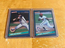 1986 Donruss Nolan Ryan & Kirby Puckett!!  Awesome!! 🤩⚾️🔥