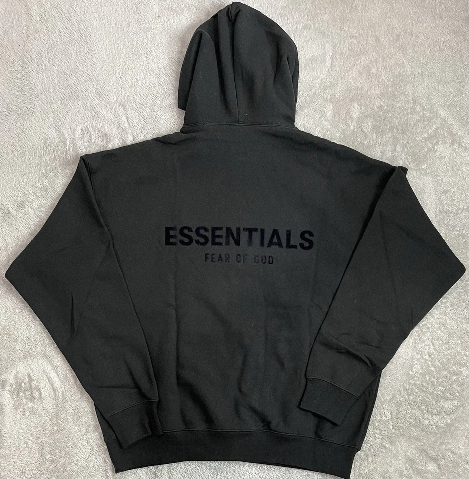 Fear Of God Essentials Stretch Limo Black 2 Piece Set FW22 - Image 3 of 4