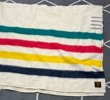 Vintage Early's Original Witney 4 point 100 wool Blanket Made in England