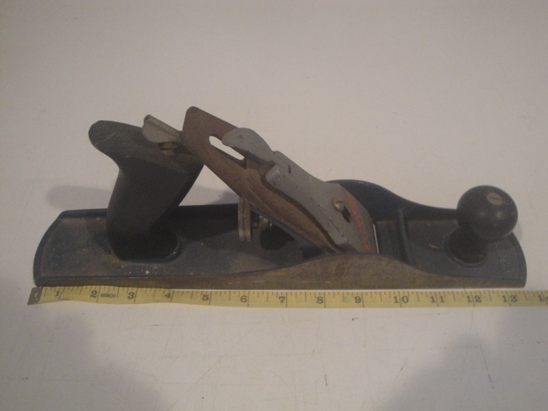 Vintage 14" Stanley Handyman Wood Plane, Made in USA